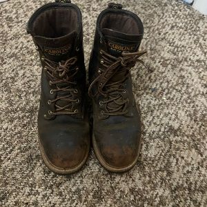 They are steel toed used